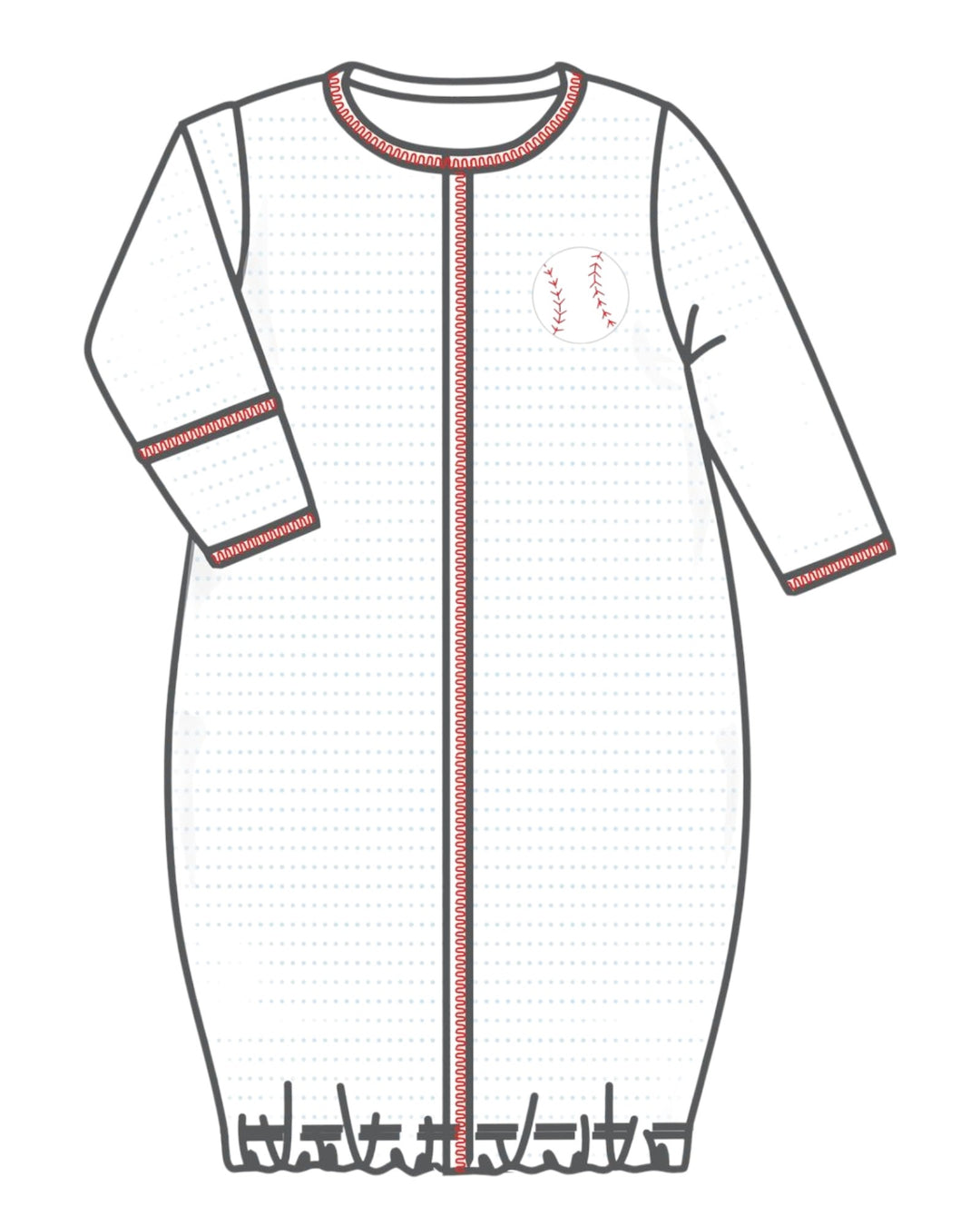 Tiny Slugger Applique Light Blue Converter, Shop That Store, front