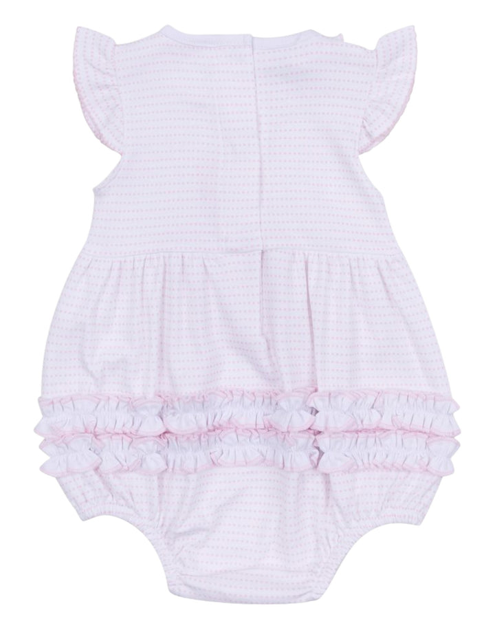 Tiny Slugger Applique Pink Ruffle Flutters Bubble , That Store, back