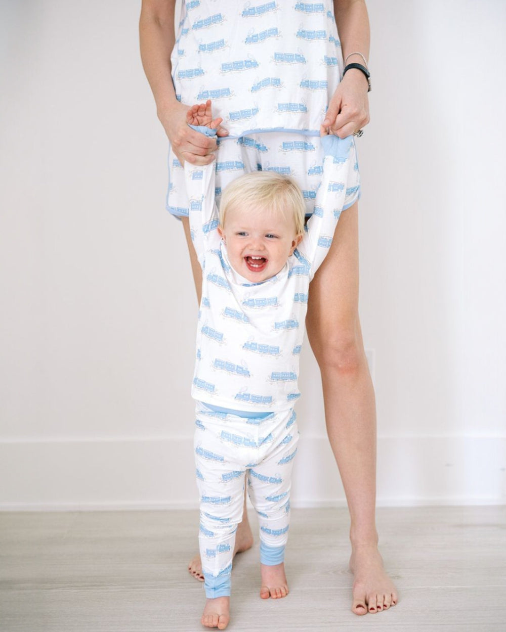 Train - Sleep Blue Boys Romper Zip, Shop That Store, child 5