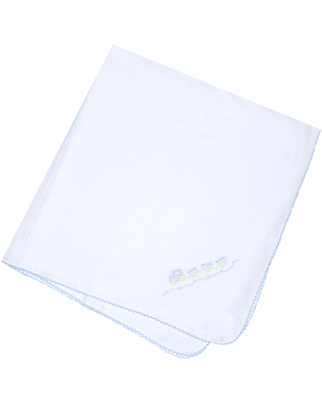 Train White Baby Blanket, That Store, front