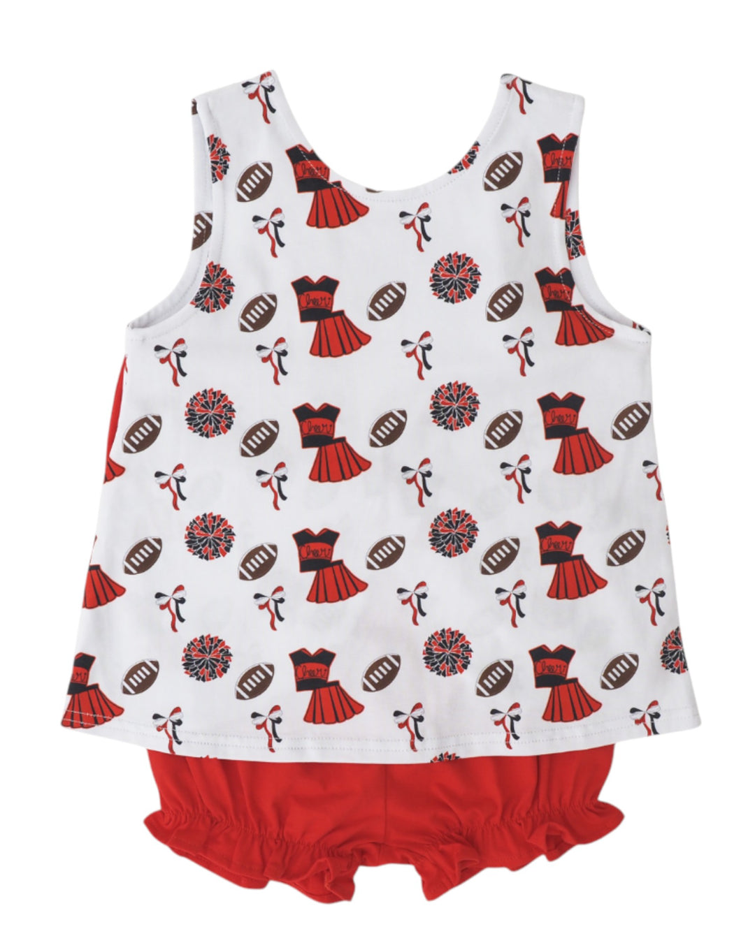 Varsity Red and Black Blaire Girls Bow Back Set, that store