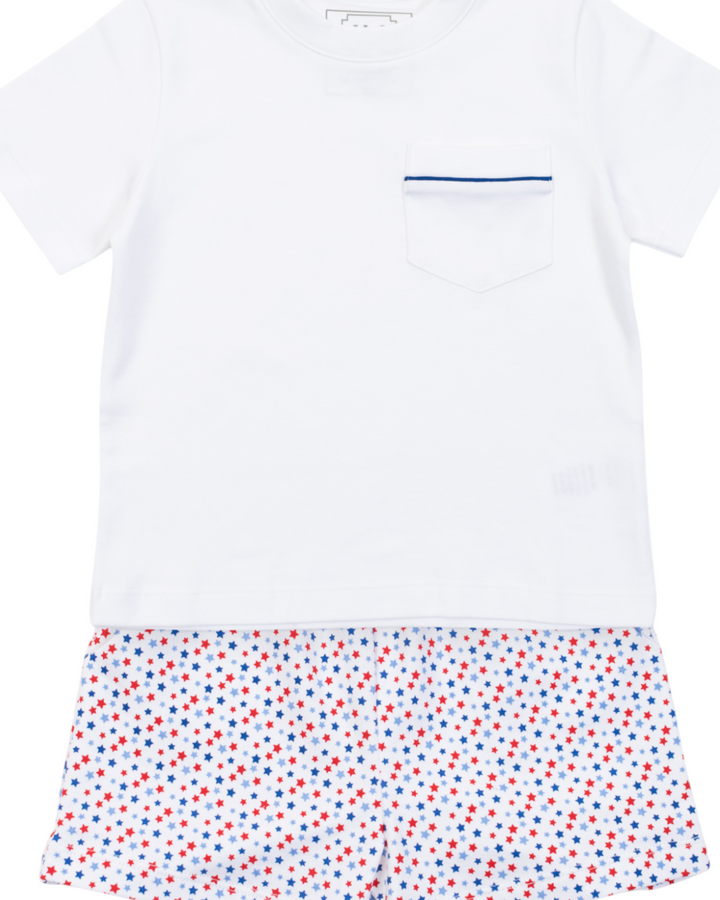 Walker Boys Short Set - Star Spangled, That Store, close