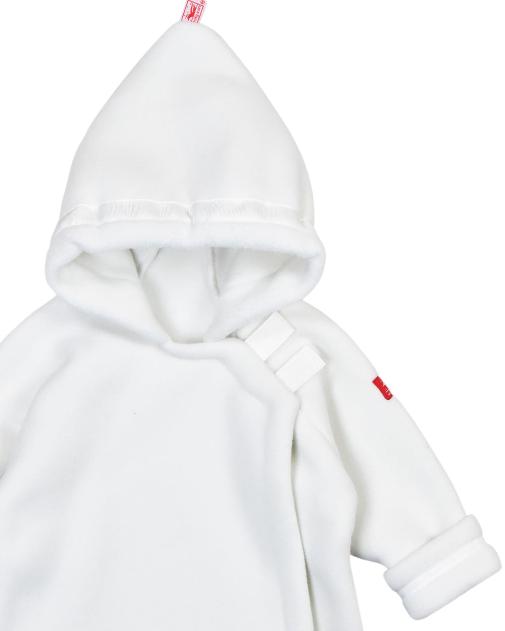white fleece jacket, that store