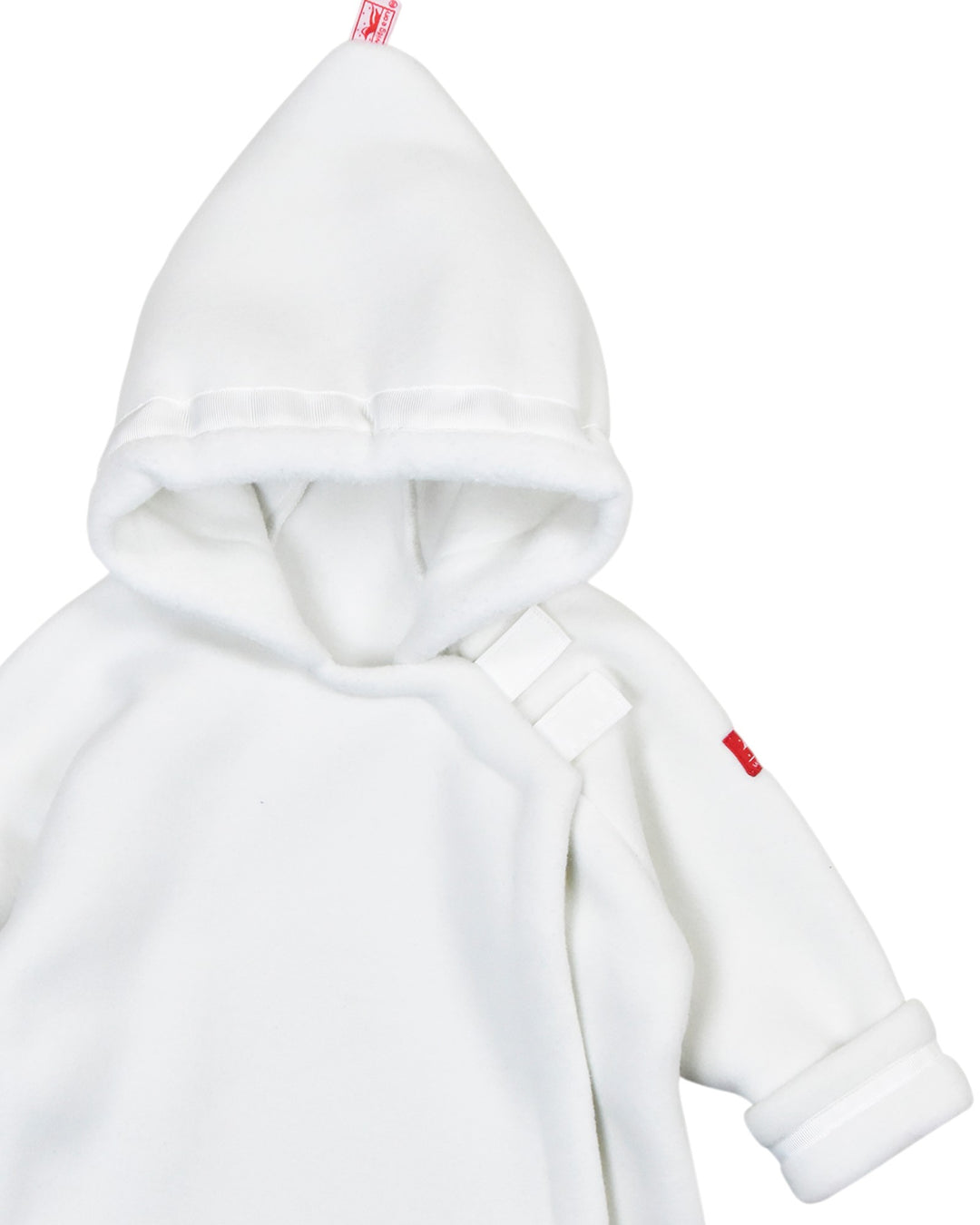 white fleece jacket, that store