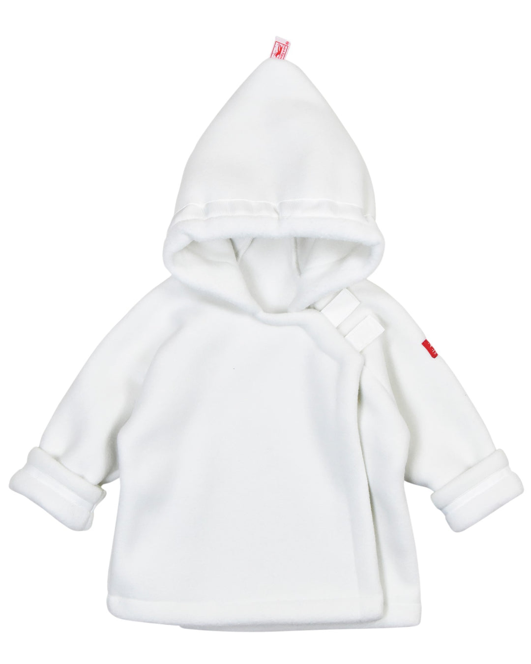 white fleece jacket, that store