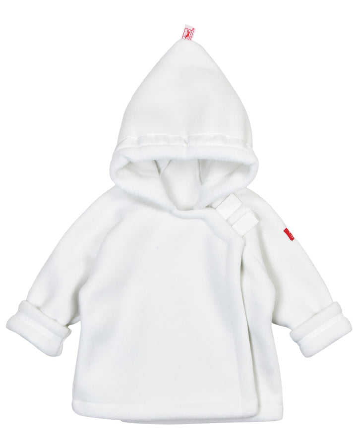 white fleece jacket, that store