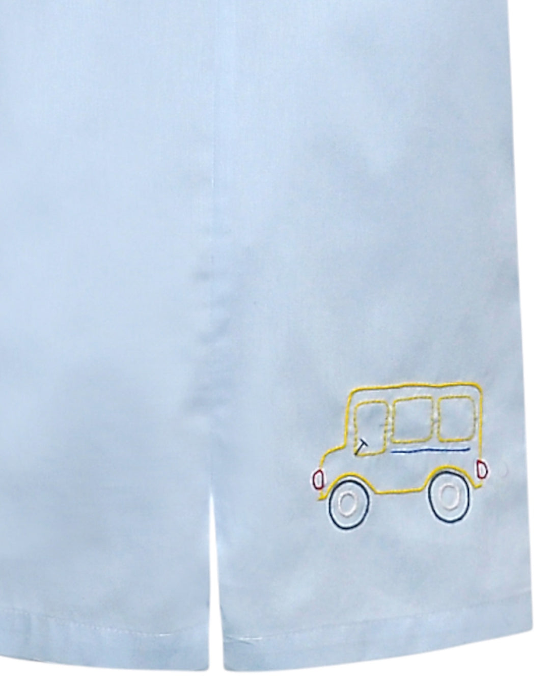 William Blue Boys Romper - School Bus, That  Store, close