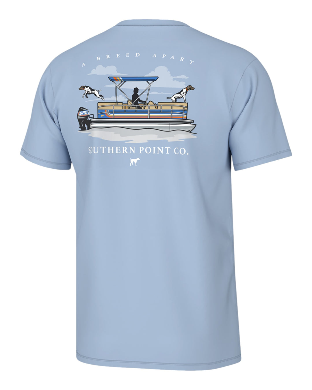 Youth Pointer Pontoon Short Sleeve Tee: Blue Sky, That Store, back