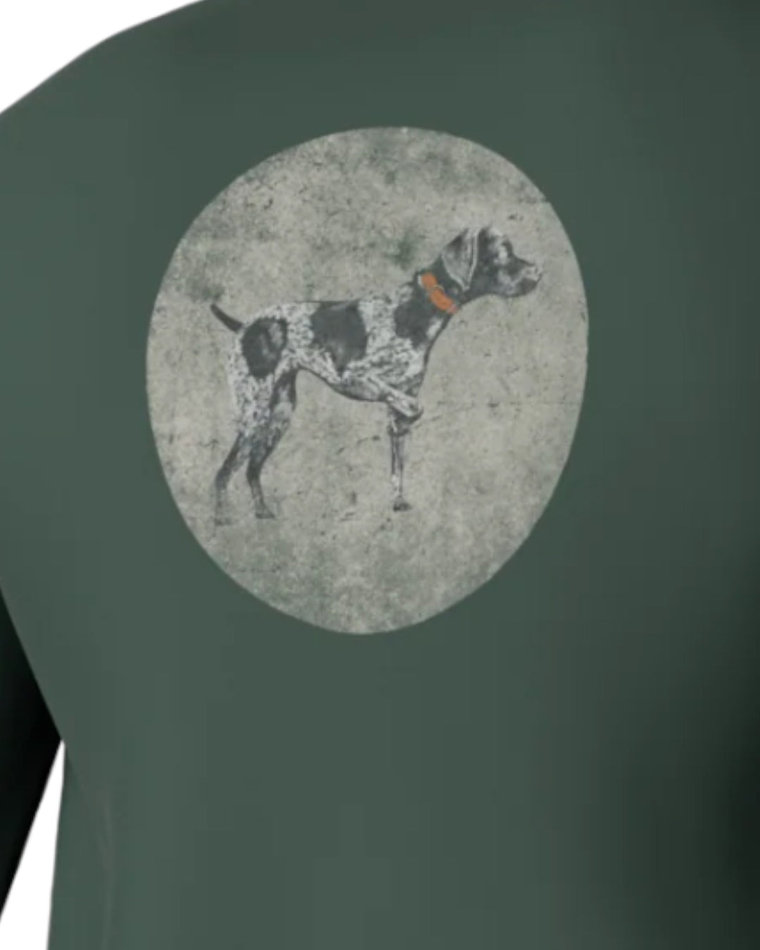 Youth Vintage Circle Greyton Long Sleeve Pocket Tee: Duck Green, that store, close