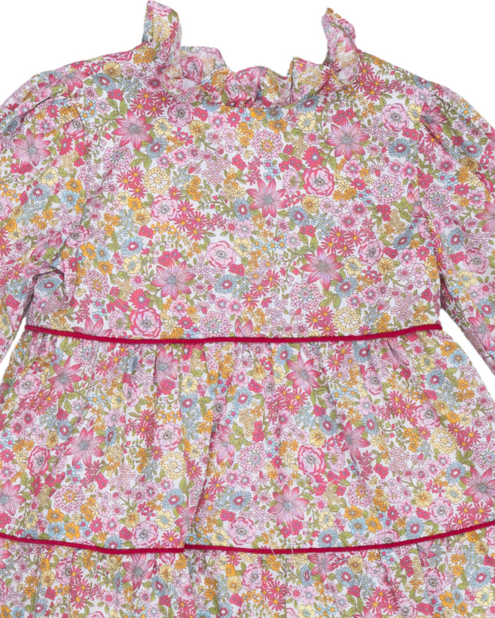 Zoe Rasberry Floral Dress
