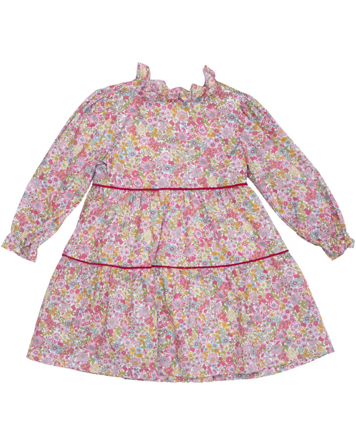 Zoe Rasberry Floral Dress