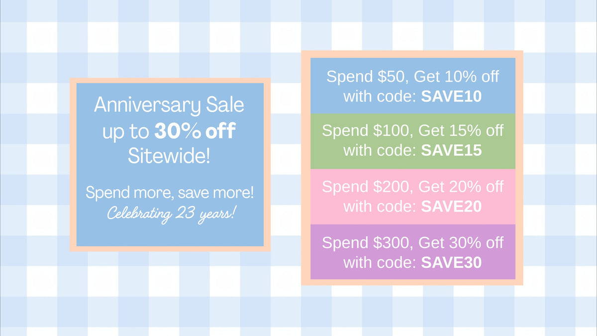 graphic of our anniversary sale up to 30% off at That Store