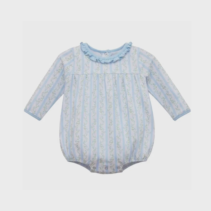 Vineyard Blooms Girls Blue Bubble
