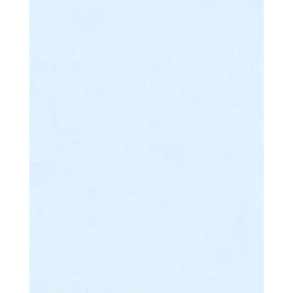 That Store light blue woven newborn daygown with white piping and front button closure for easy dressing.