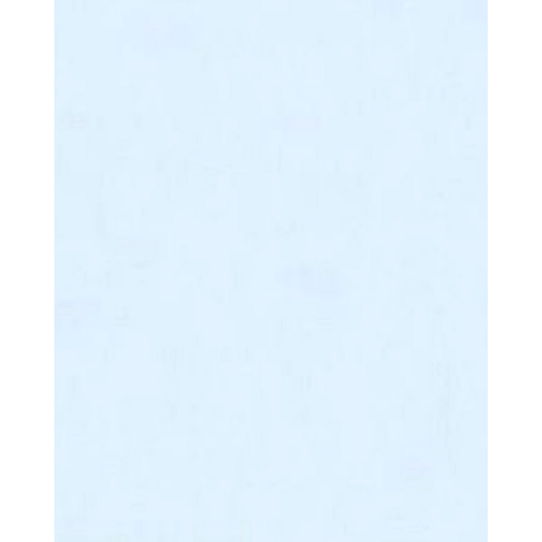 That Store light blue woven newborn daygown with white piping and front button closure for easy dressing.