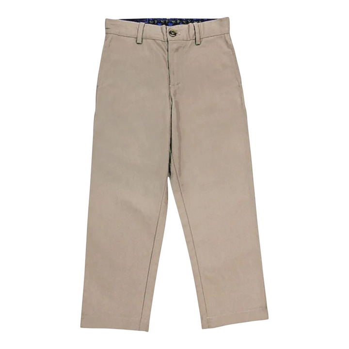 That Store J Bailey Champ khaki cotton trousers for boys with an adjustable elastic waistband for a comfortable fit.