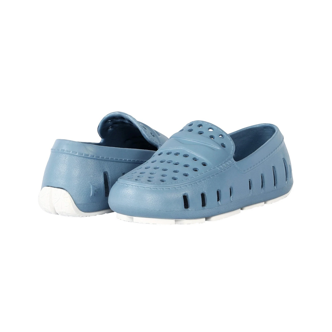 That Store Prodigy 4.0 kids loafers in Spring Lake blue with white non-slip soles and breathable EVA foam design.