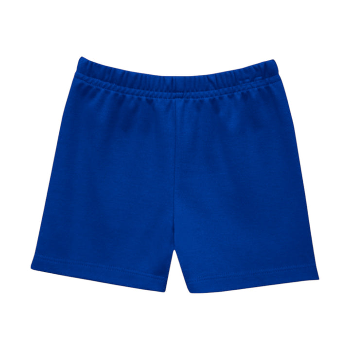 That Store royal blue boys shorts with an elastic waist made from soft cotton blend knit fabric.