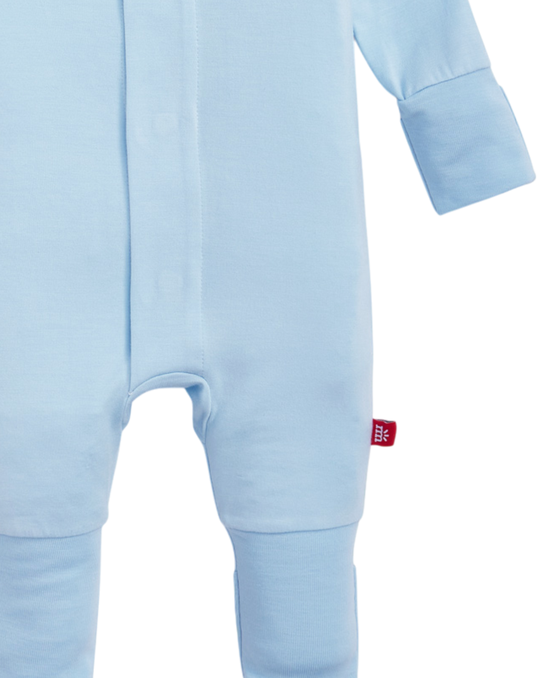 Baby Blue Modal Magnetic Convertible Coverall