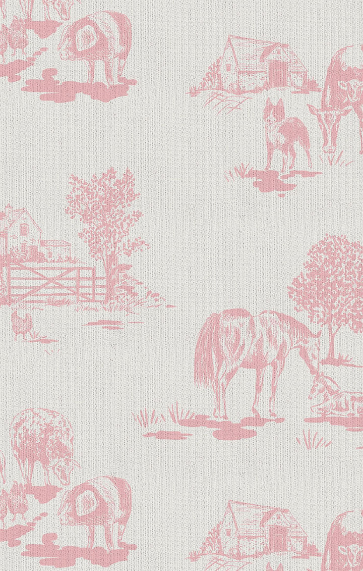 Farm Toile - Pink - Sleep Bag