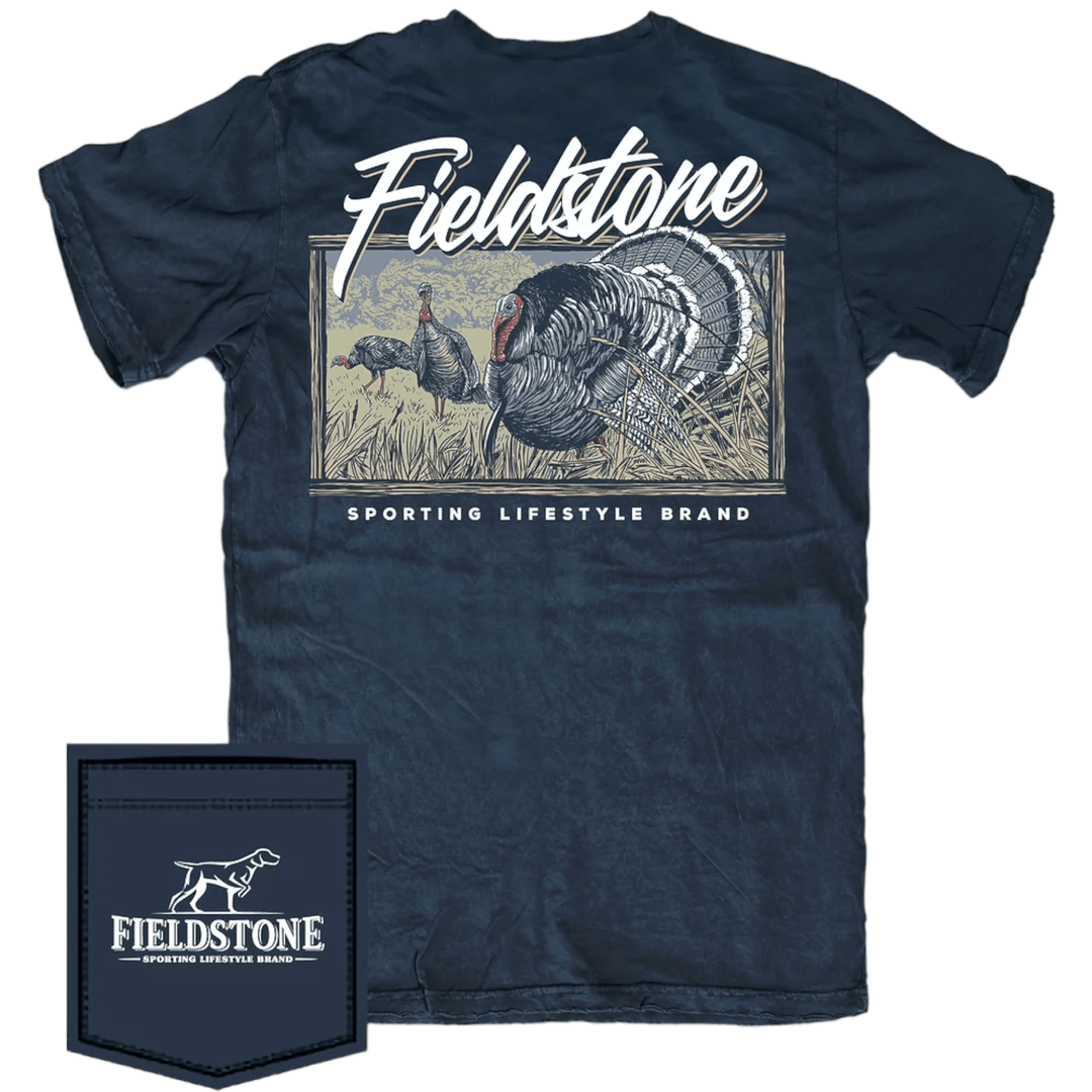 Gobbler Navy Tee, front