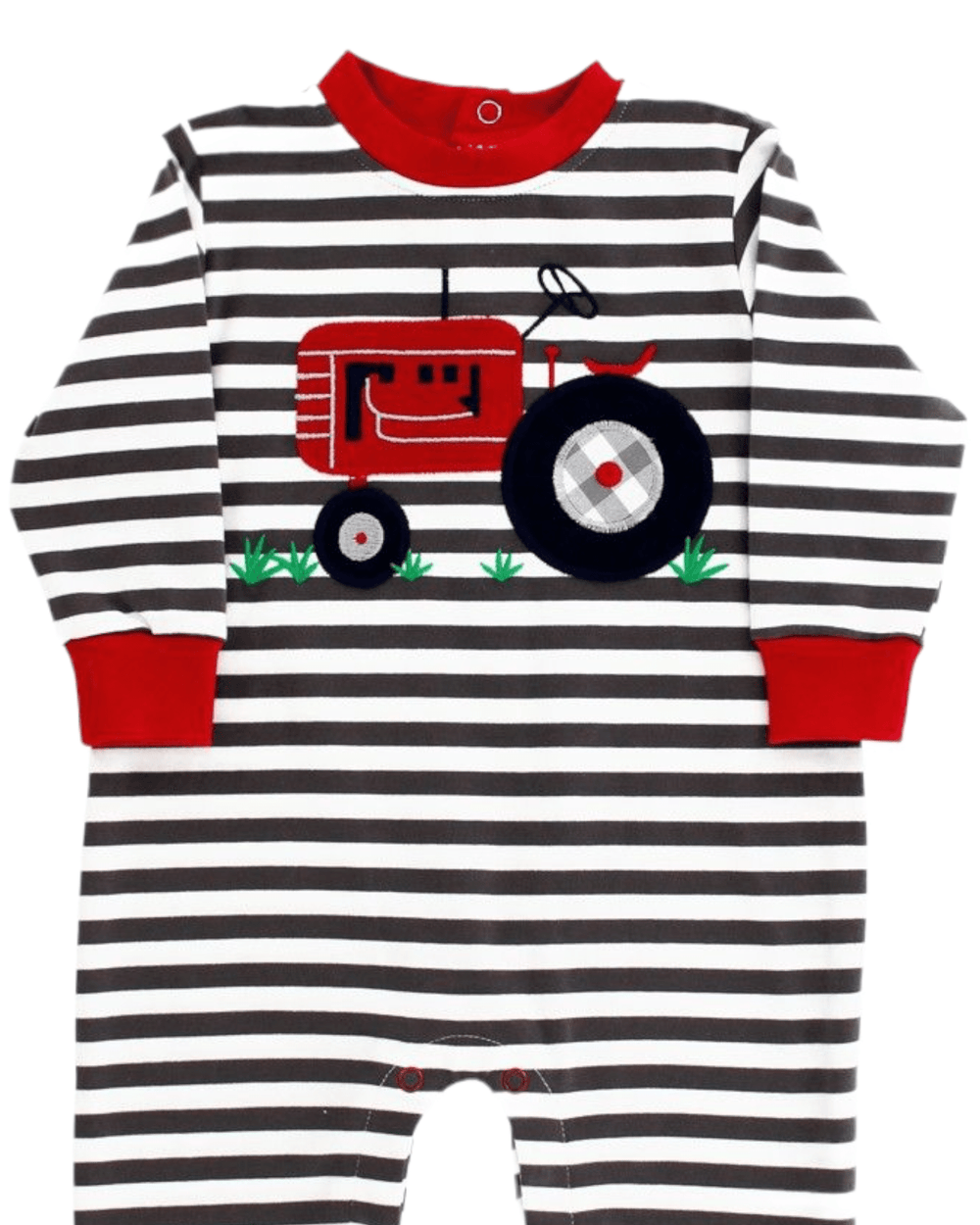 Vintage Red Tractor Romper - ShopThatStore.com