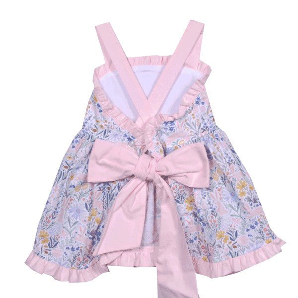 Anvy Kids Pink Floral Bunny Bloomer Set - ShopThatStore.com