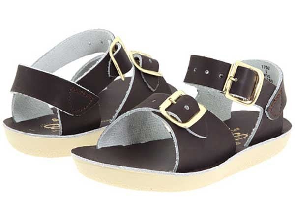 Brown Surfer Sandals, front