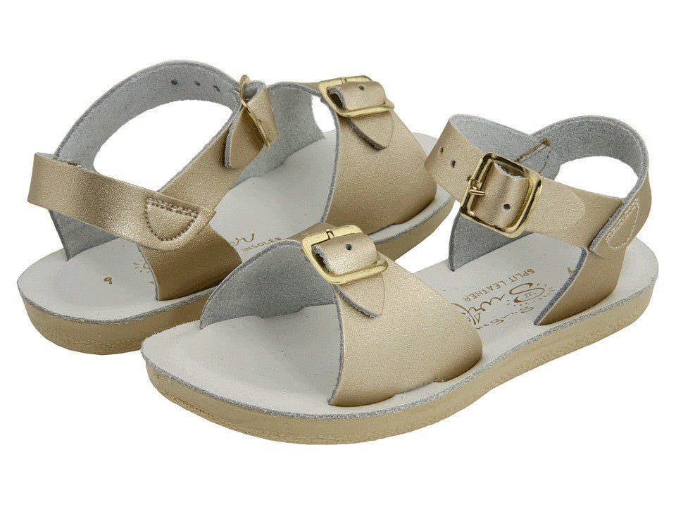 Gold Surfer Sandals, front