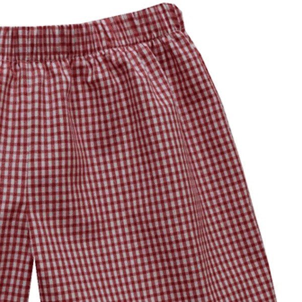 Vive La Fete Red Check Shorts - ShopThatStore.com