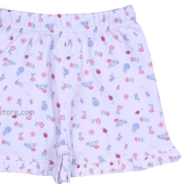 Luigi Flower Girls Shorts, close up