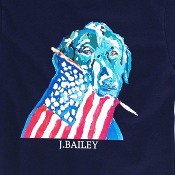 J Bailey Dog Flag Tee
