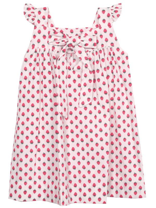 Anvy Kids Pink Strawberry June Dress - ShopThatStore.com